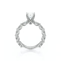 Lumino 803Ovd4 5X25 Ew 14K White Gold Oval