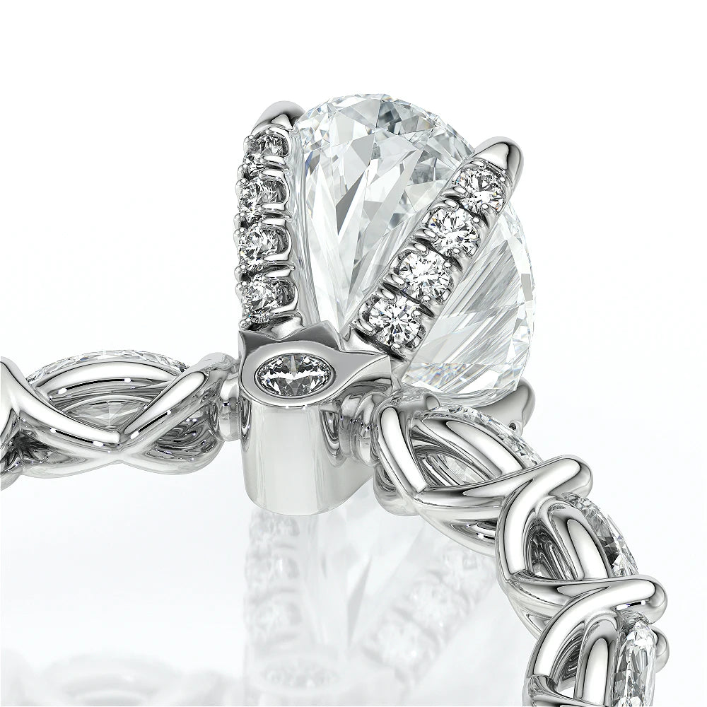 Lumino 803Ovd4 5X25 Ew 14K White Gold Oval