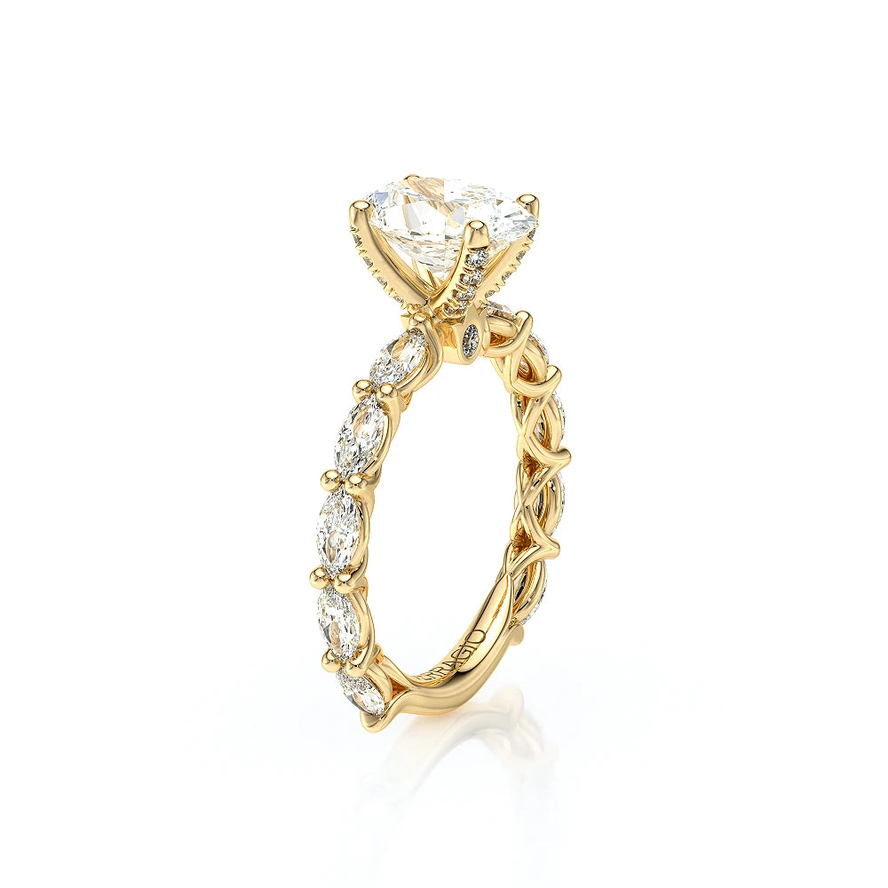 Lumino 803Ovd4 5X25 Ew 18K Yellow Gold Oval