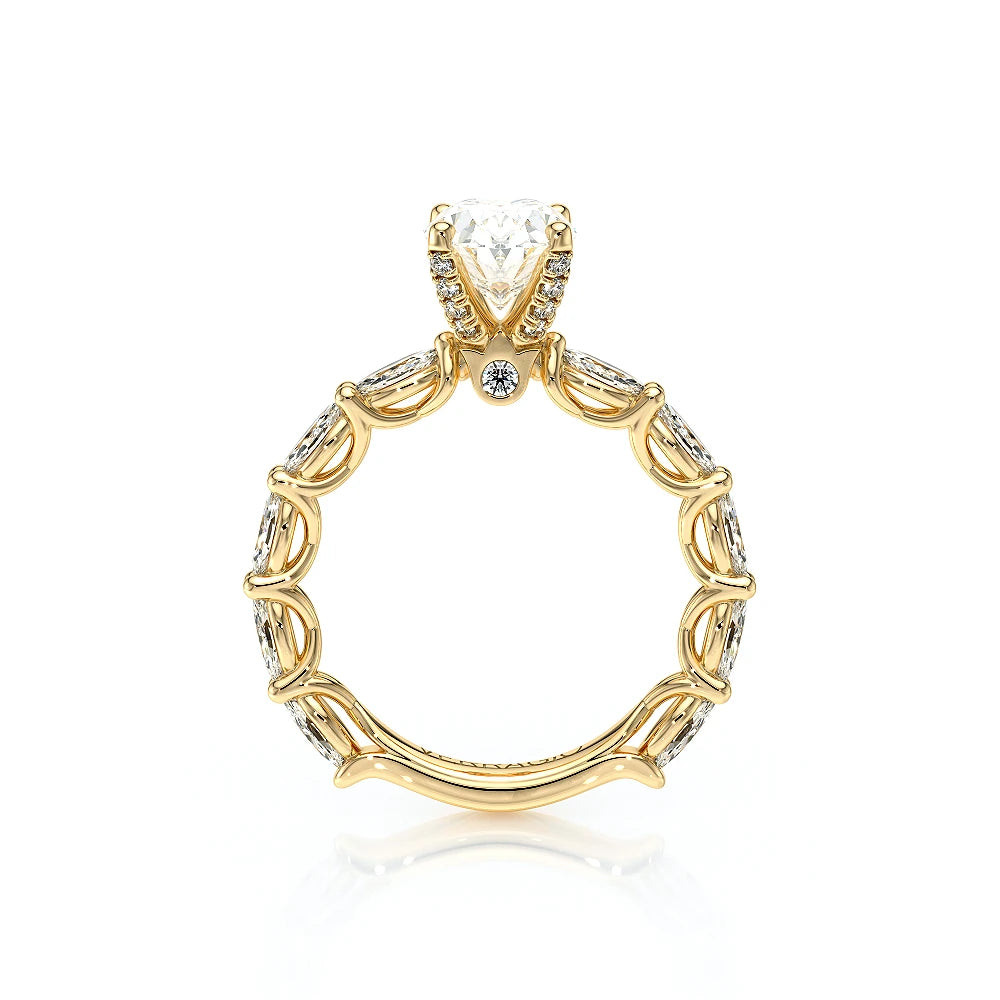 Lumino 803Ovd4 5X25 Ew 14K Yellow Gold Oval