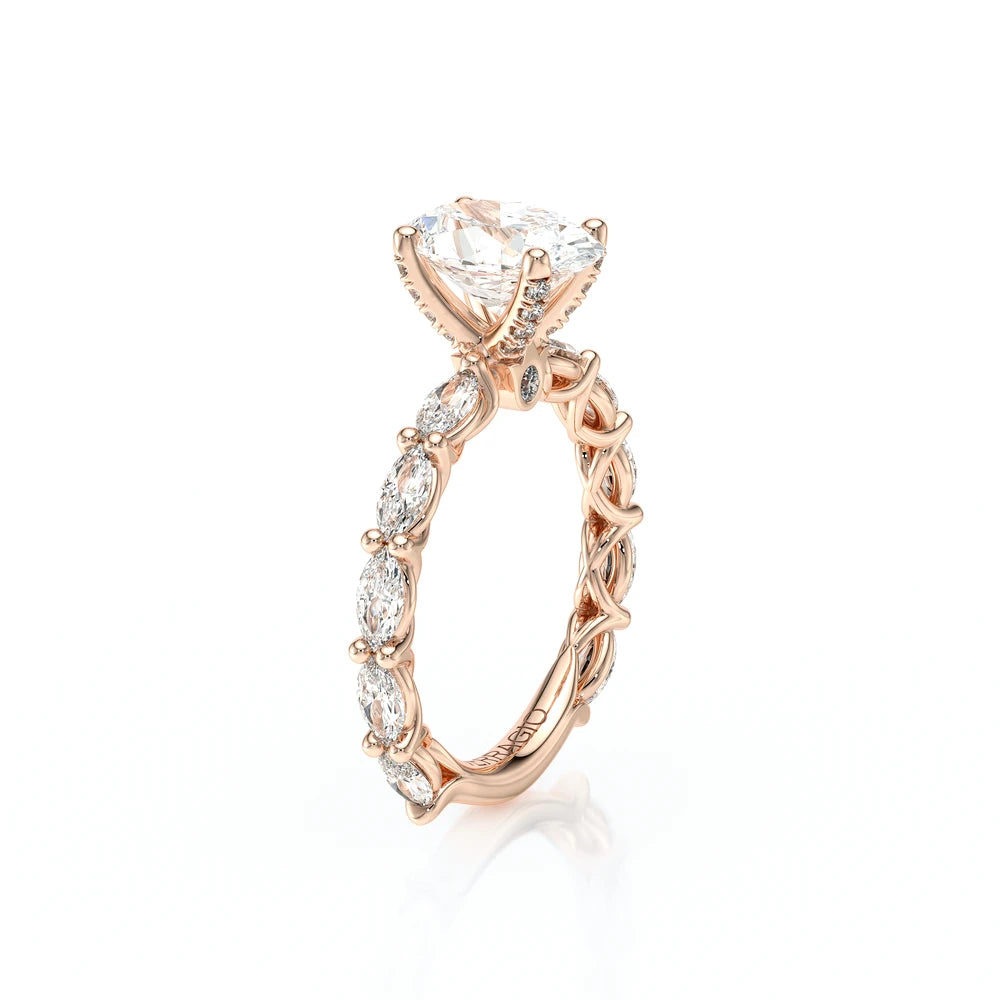 Lumino 803Ovd4 5X25 Ew 14K Rose Gold Oval