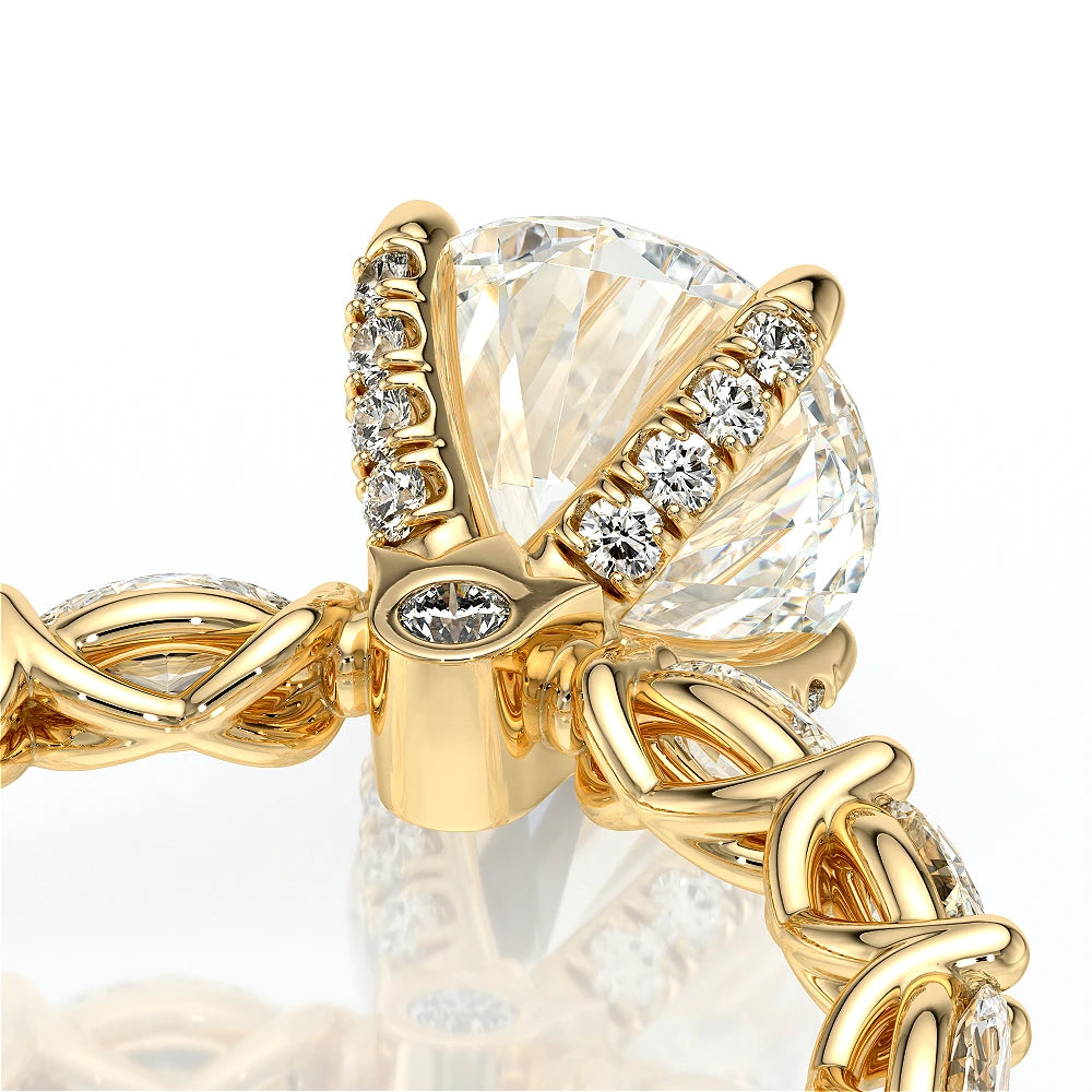 Lumino 803Rd4 5X25 Ew 14K Yellow Gold Round