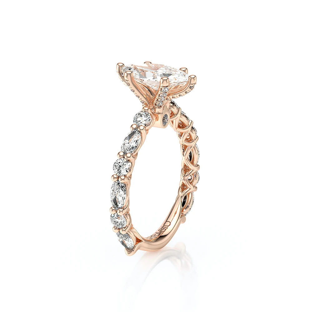 Lumino 806Mqd6 5X25 18K Rose Gold Marquise