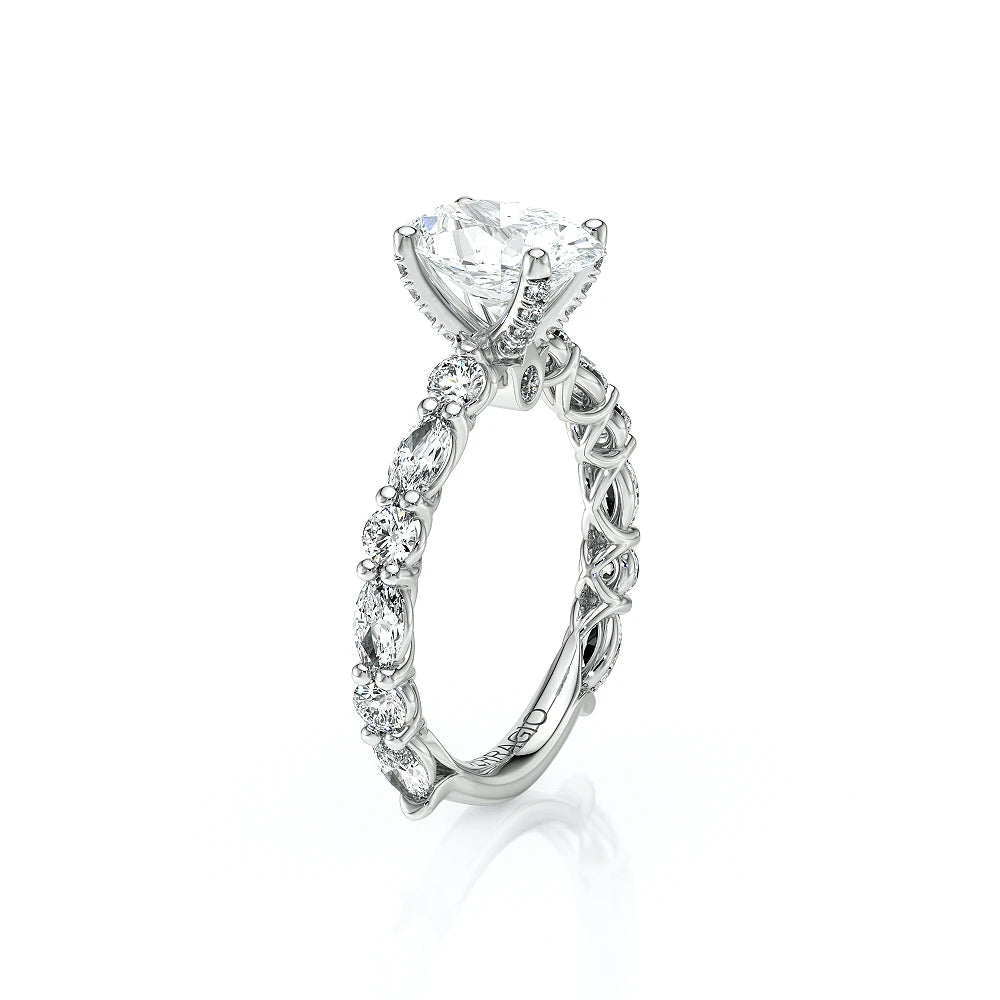 Lumino 806Ovd4 5X25 18K White Gold Oval