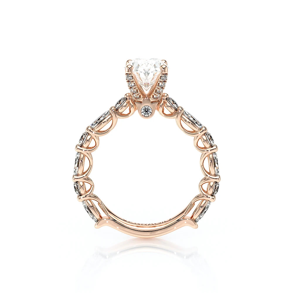 Lumino 806Ovd4 5X25 14K Rose Gold Oval