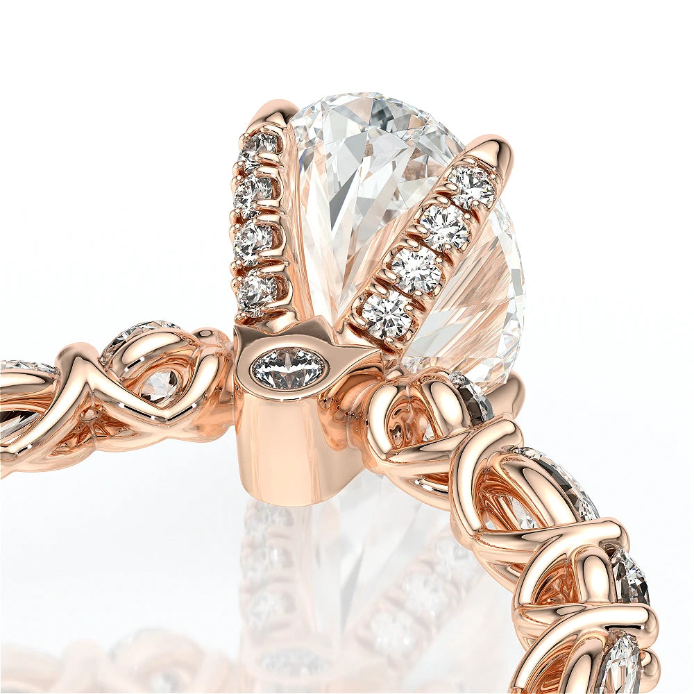 Lumino 806Ovd4 5X25 14K Rose Gold Oval