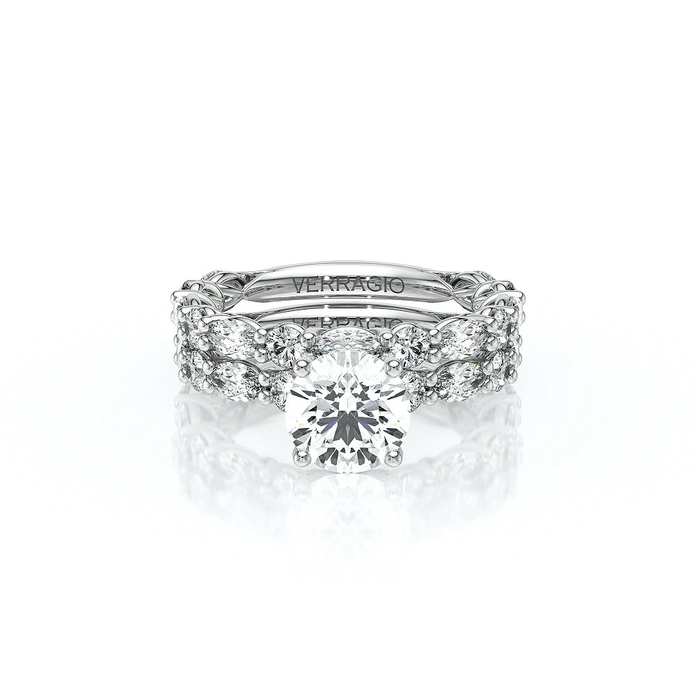 Lumino 806Rd4 5X25 14K White Gold Round