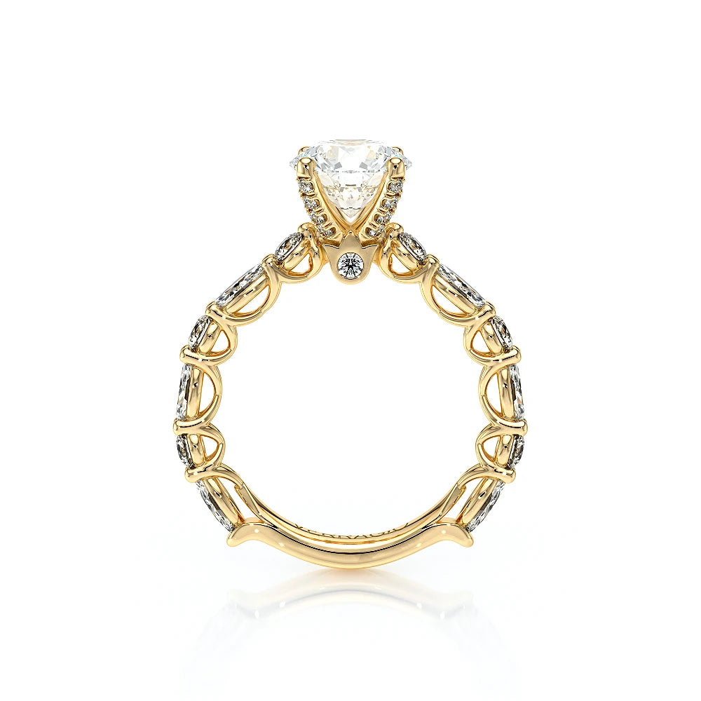 Lumino 806Rd4 5X25 18K Yellow Gold Round