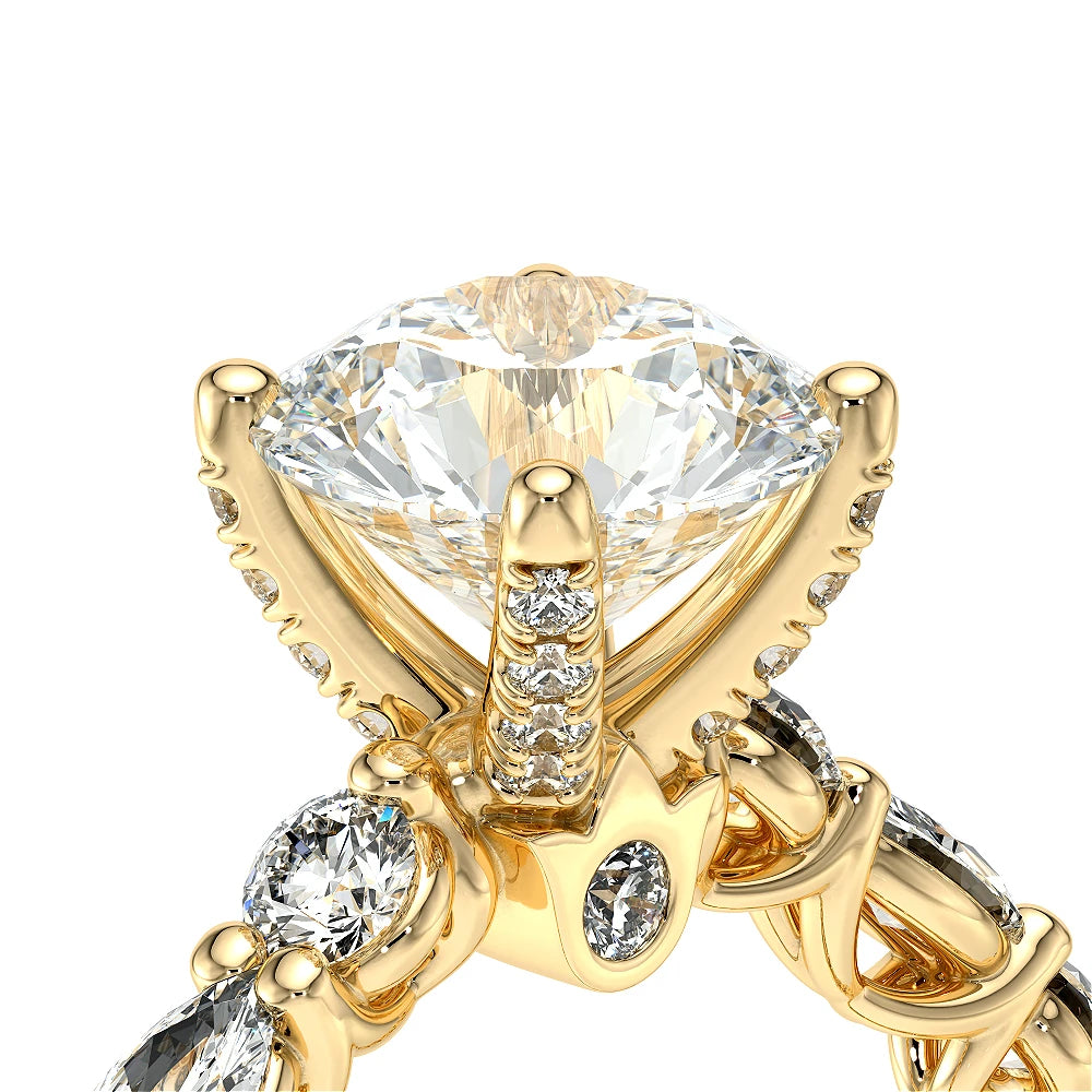 Lumino 806Rd4 5X25 18K Yellow Gold Round