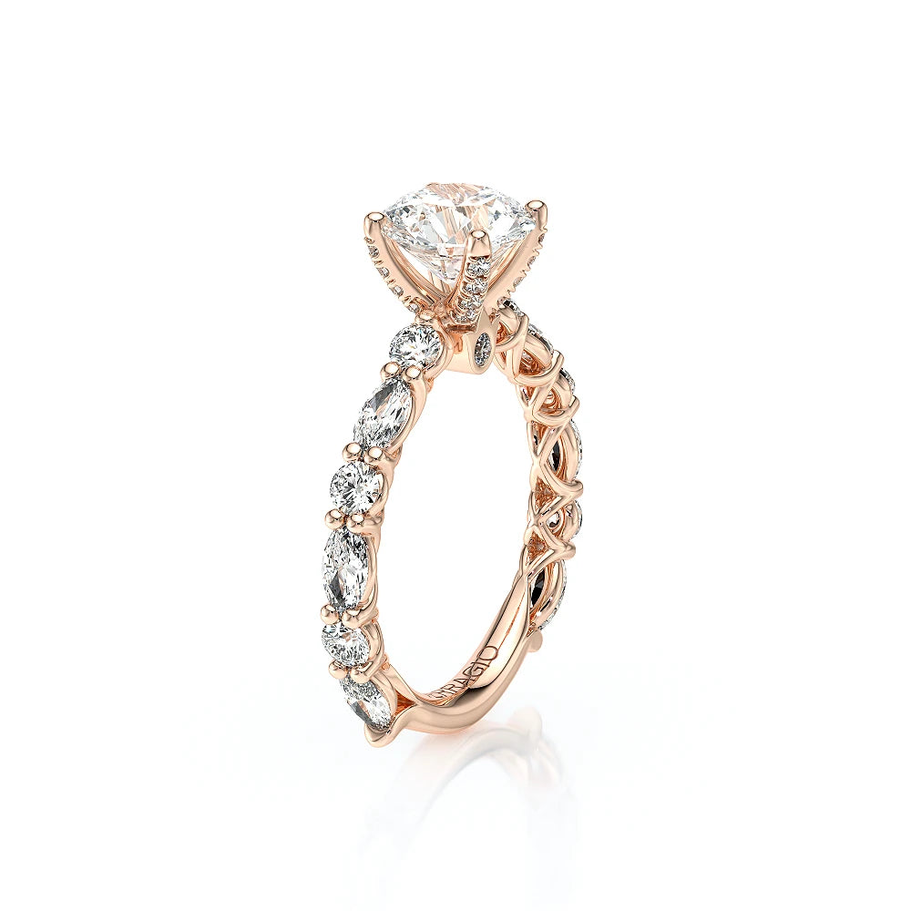 Lumino 806Rd4 5X25 18K Rose Gold Round