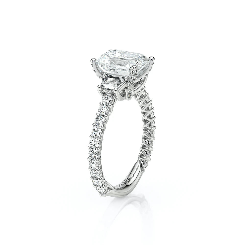 Lumino 811Em Trp 20 18K White Gold Emerald