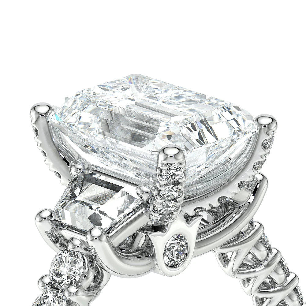 Lumino 811Em Trp 20 18K White Gold Emerald