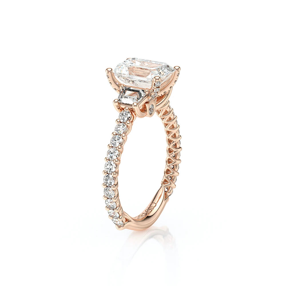 Lumino 811Em Trp 20 18K Rose Gold Emerald