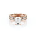 Lumino 801Emd4 20 14K Rose Gold Emerald