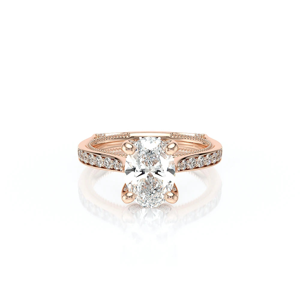 Vanguard-2207OV-18K Rose Gold Oval
