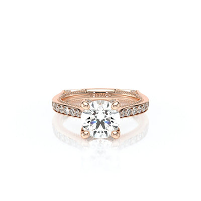 Vanguard-2207r-14k Rose Gold Round