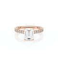 Lumino 801Emd4 20 18K Rose Gold Emerald
