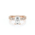Lumino 801Emd4 30 14K Rose Gold Emerald