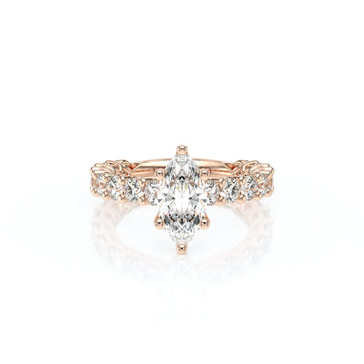 Lumino 801Mqd4 30 14K Rose Gold Marquise