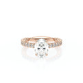 Lumino 801Ovd4 20 14K Rose Gold Oval
