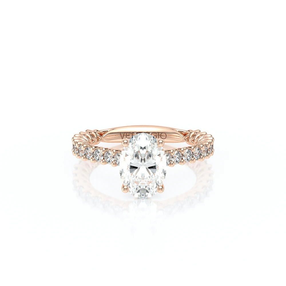 Lumino 801Ovd4 20 14K Rose Gold Oval