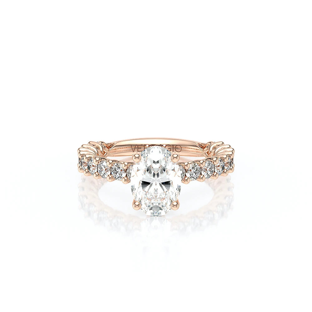 Lumino 801Ovd4 25 18K Rose Gold Oval