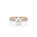 Lumino 801Ovd4 25 14K Rose Gold Oval