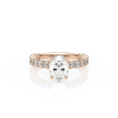 Lumino 801Ovd4 25 14K Rose Gold Oval