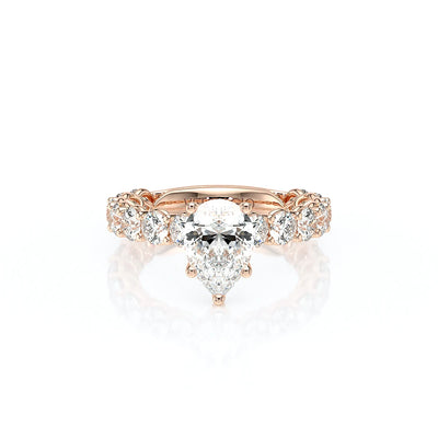 Lumino 801Psd4 35 18K Rose Gold Pear