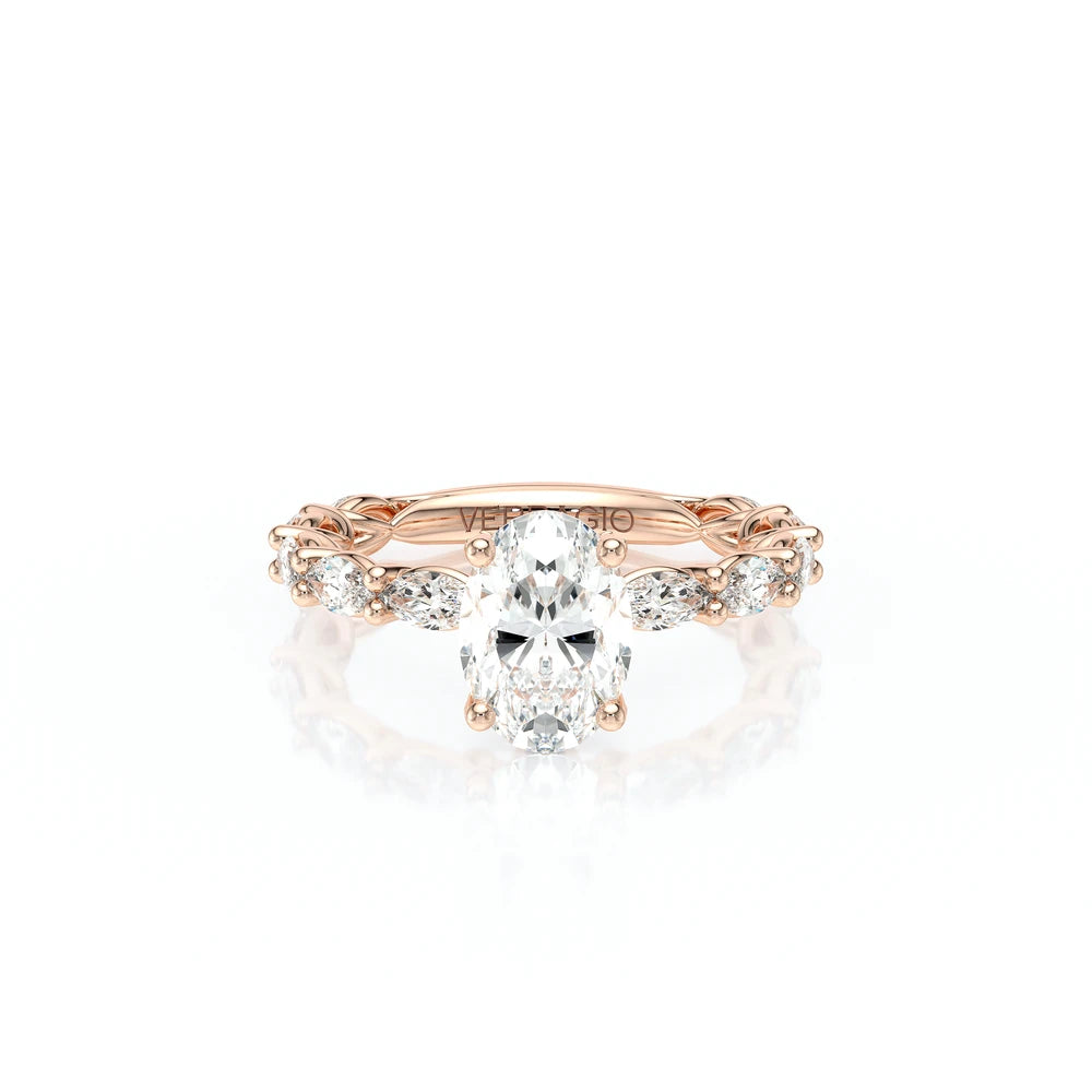 Lumino 803Ovd4 5X25 Ew 14K Rose Gold Oval