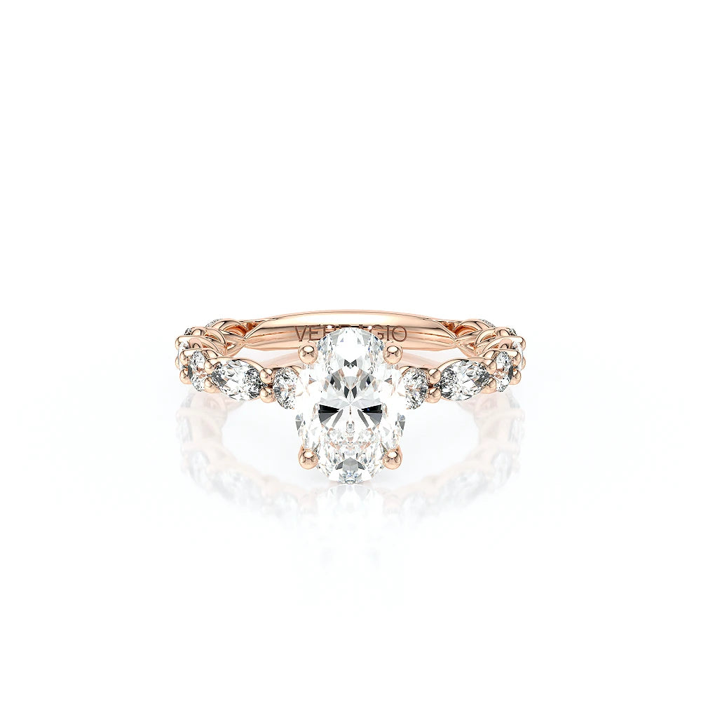 Lumino 806Ovd4 5X25 14K Rose Gold Oval