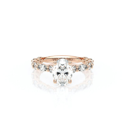 Lumino 806Ovd4 5X25 14K Rose Gold Oval