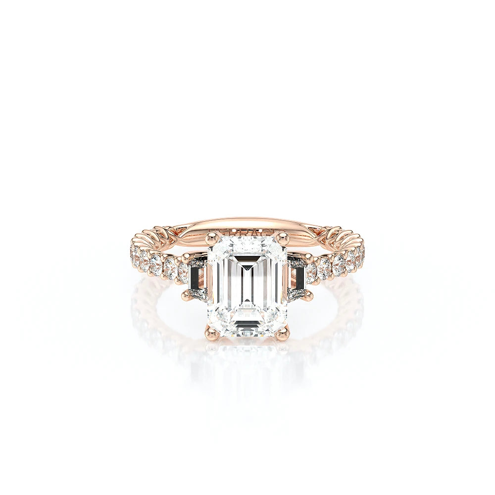 Lumino 811Em Trp 20 18K Rose Gold Emerald