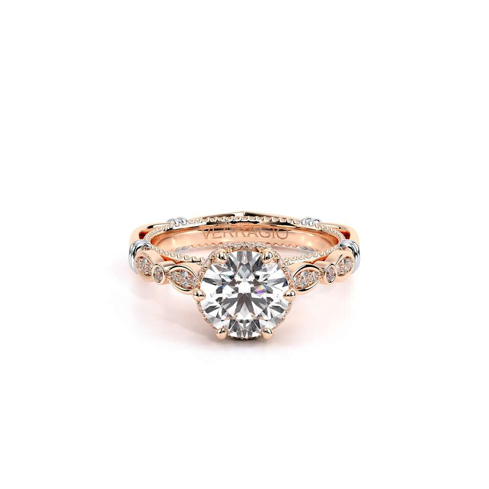 Parisian-151r-18k Rose Gold Round