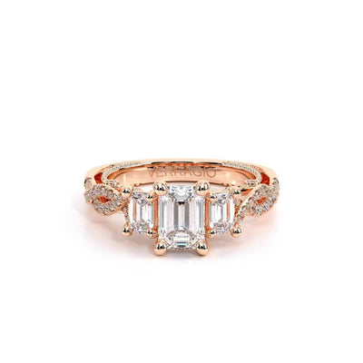 Insignia-7074em-14k Rose Gold Emerald