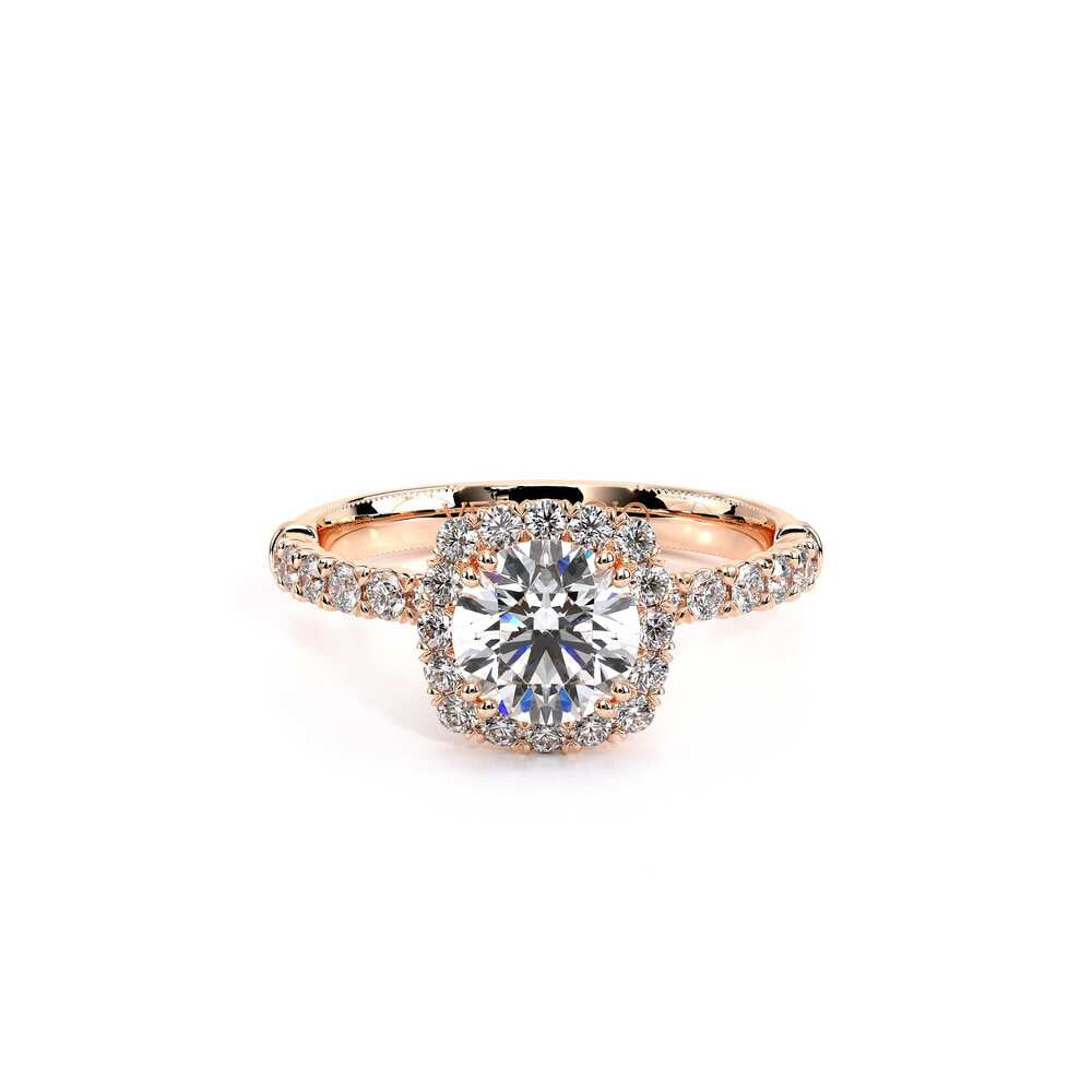 Renaissance-954CU18-14K Rose Gold Cushion