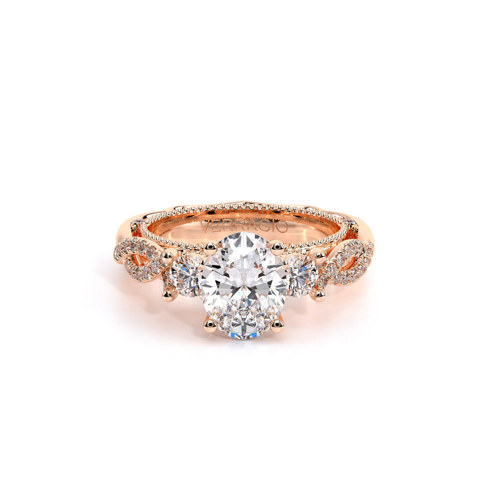 Venetian-5013ov-14k Rose Gold Oval