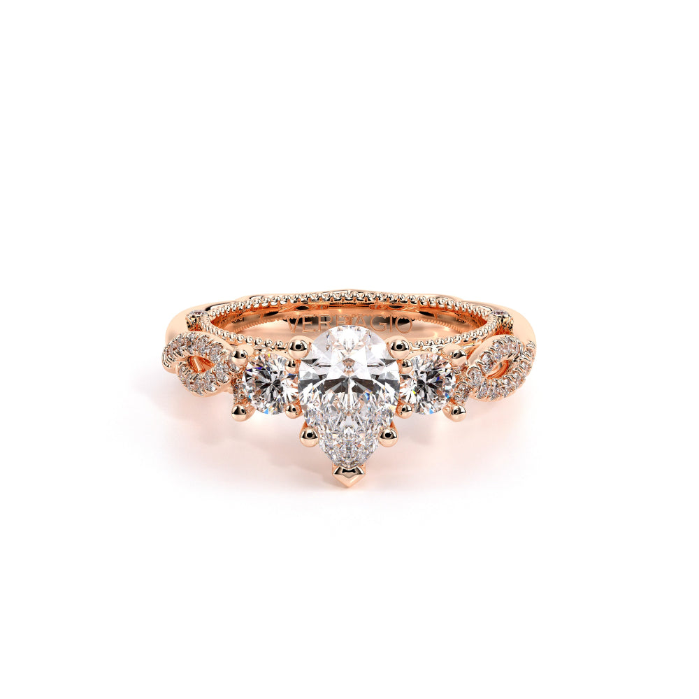 Venetian-5013pear-18k Rose Gold Pear