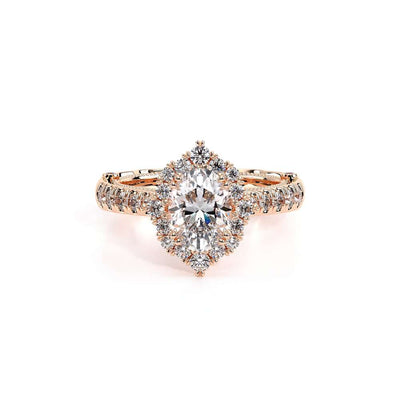 Venetian-5083ov-18k Rose Gold Oval