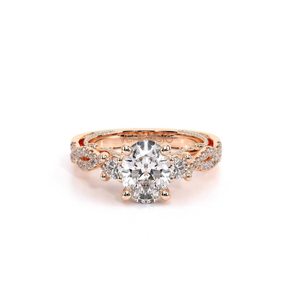 Insignia-7074ov-14k Rose Gold Oval