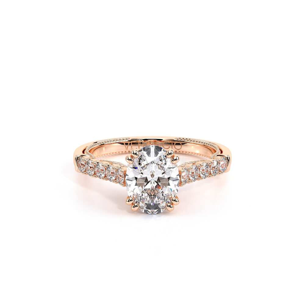 Insignia-7097ov-14k Rose Gold Oval