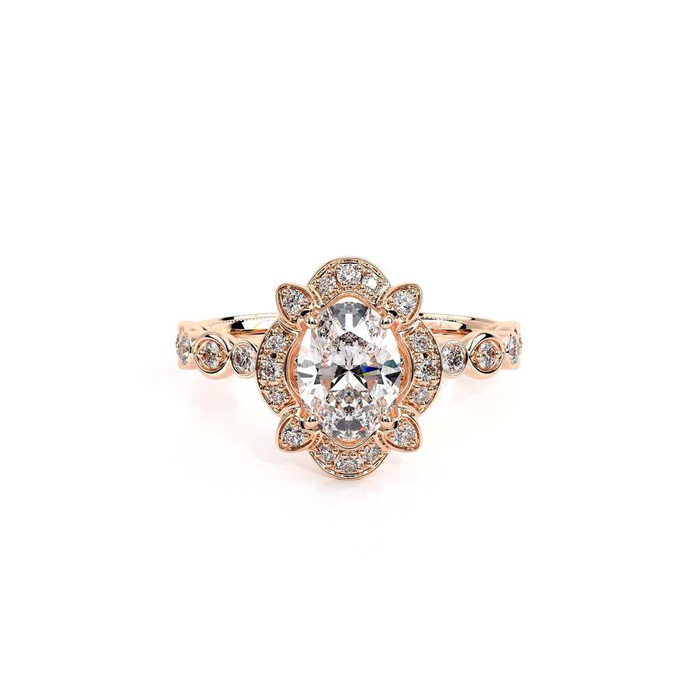 Renaissance-977ov-18k Rose Gold Oval
