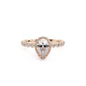 Renaissance-984PEAR20-14K Rose Gold Pear