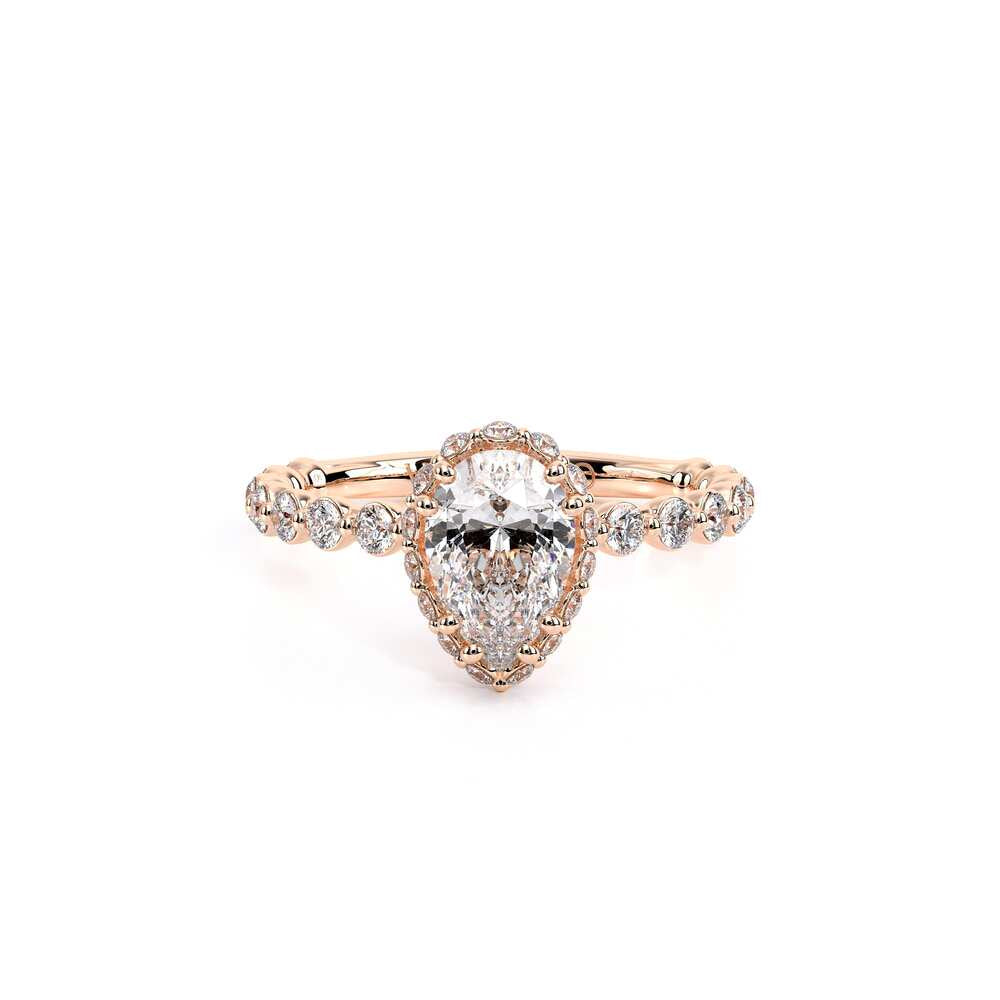 Renaissance-984PEAR20-18K Rose Gold Pear