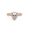 Renaissance-984PEAR25-18K Rose Gold Pear