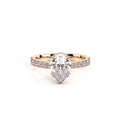 Renaissance-985PEAR22-18K Rose Gold Pear