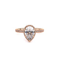Renaissance-Sld302-Xps-18k Rose Gold Pear