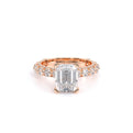 Couture-0488EM25-14K Rose Gold Emerald