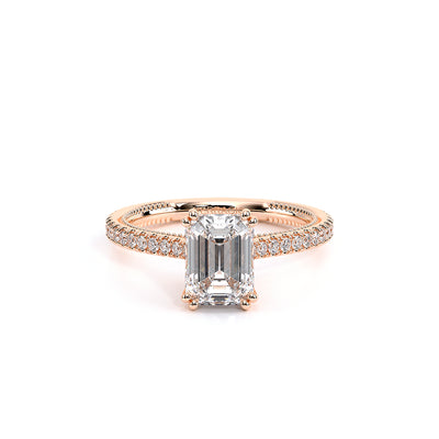 Renaissance-992EM13-14K Rose Gold Emerald
