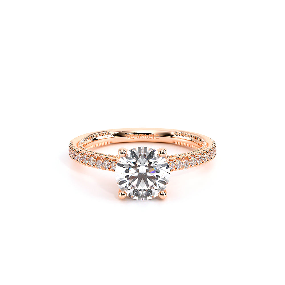 Renaissance-992R13-14K Rose Gold Round